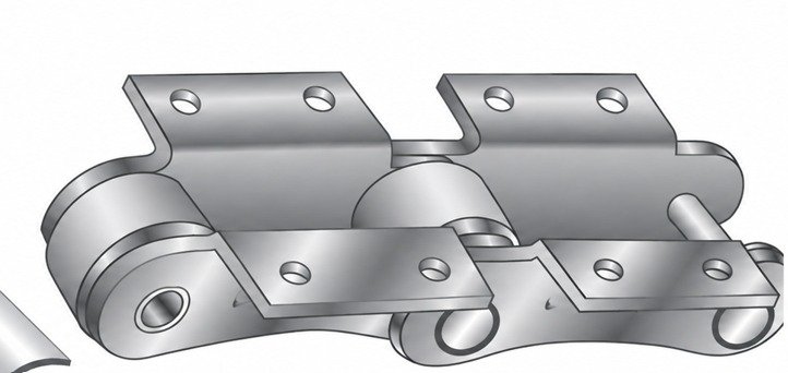 Cane carrier chain for sugar mill cane feeding line