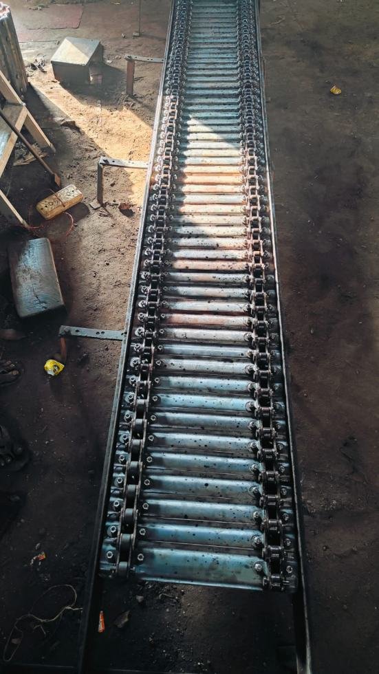 Slat conveyor assembly built at the Bareilly workshop